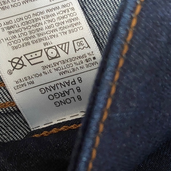 NWT Old Navy Women's Dark Indigo Skinny Jeans - Picture 3 of 9